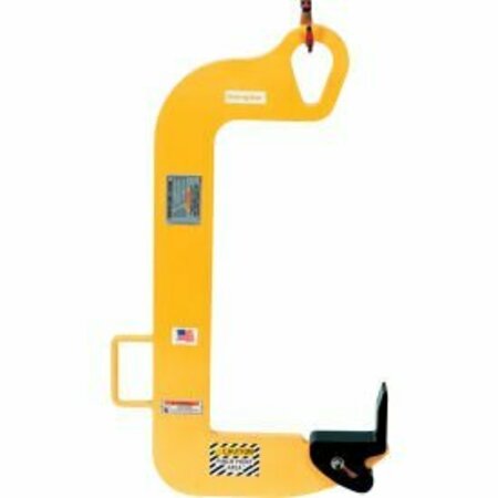 CALDWELL GROUP. Strong-bac Dixon Coil Hook with Pivoting Wedge, 1000 Lbs. Capacity, Yellow, 12in Max Coil Width 80H-1/2-12/13